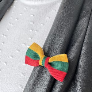 įsegamas trispalvis kaspinėlis