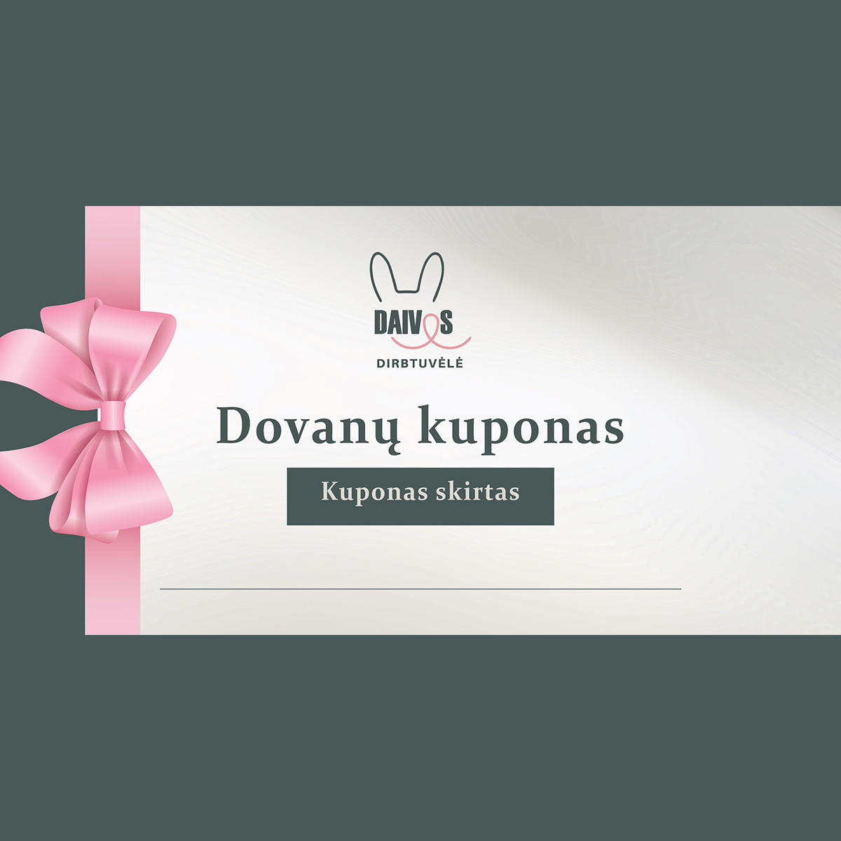 Dovanų kuponas