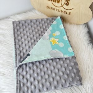 kūdikių pledukas Ant debesėlių, Minky pledukas