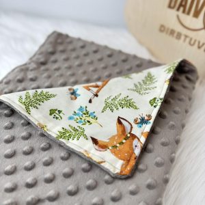 kūdikių pledukas Stirniukai, Minky pledukas vežimėliui